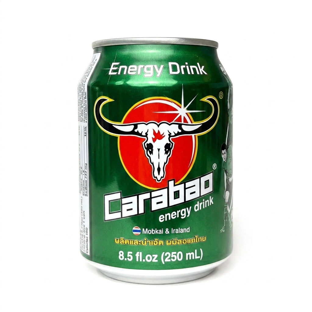 Carabao Energy Drink 8.5 fl oz - Premium Thai Energy Beverage