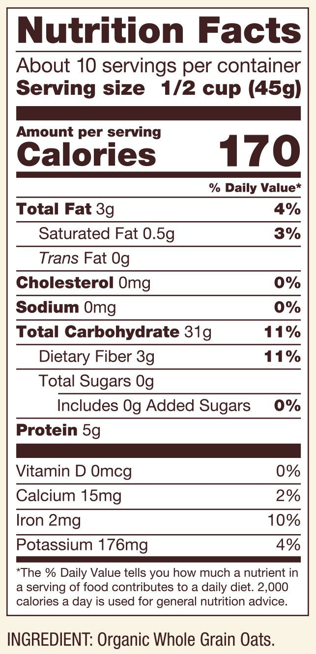 Bobs Red Mill Organic Quick cooking Rolled Oats 16 Oz