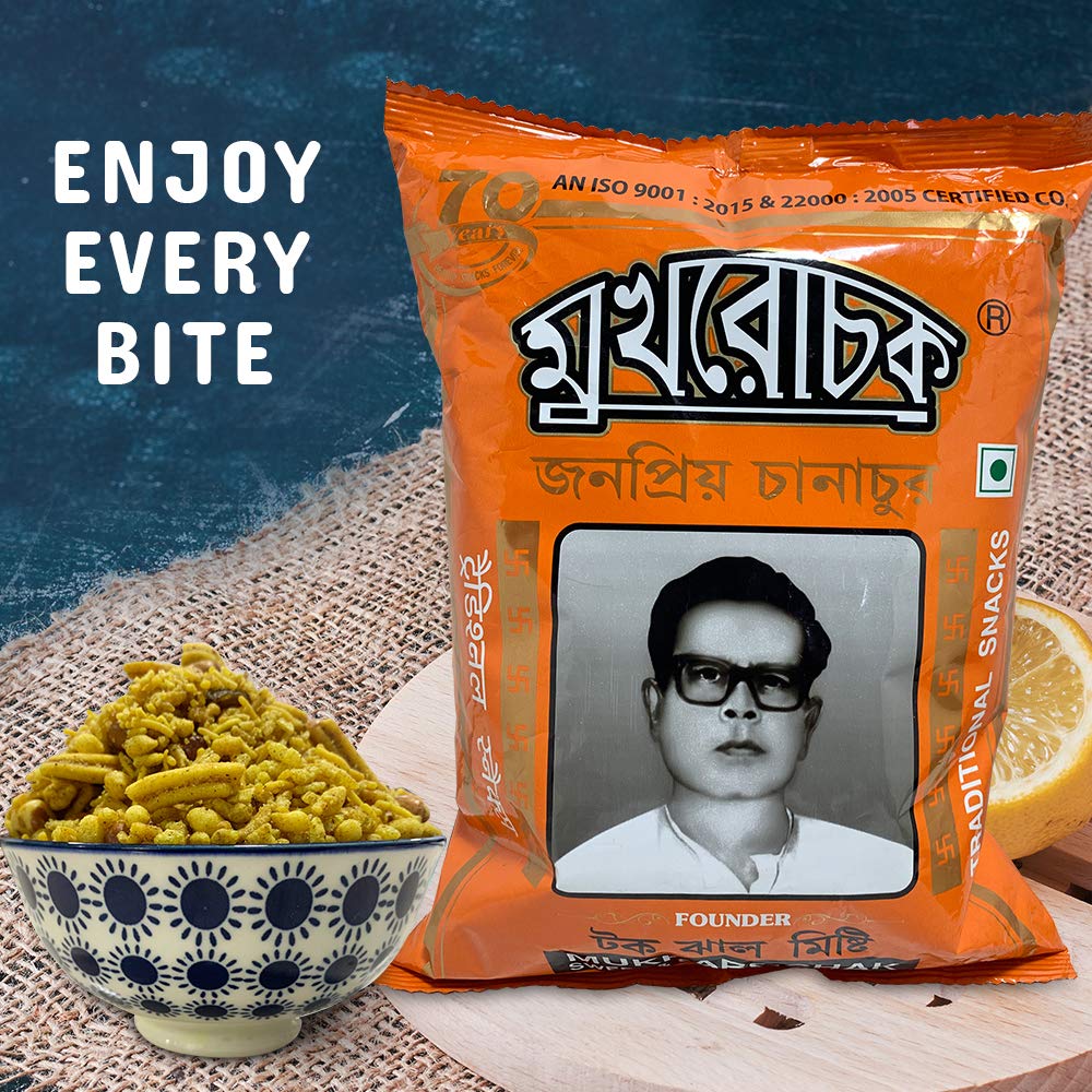 Mukharochak (Kolkata) Sweet And Sour Chanachur Bengali Snack Mix - 400 Gm