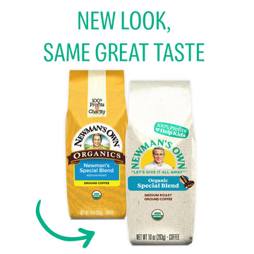 Newmans Own Organics Newmans Special Blend, Medium Roast Ground Coffee, 10oz