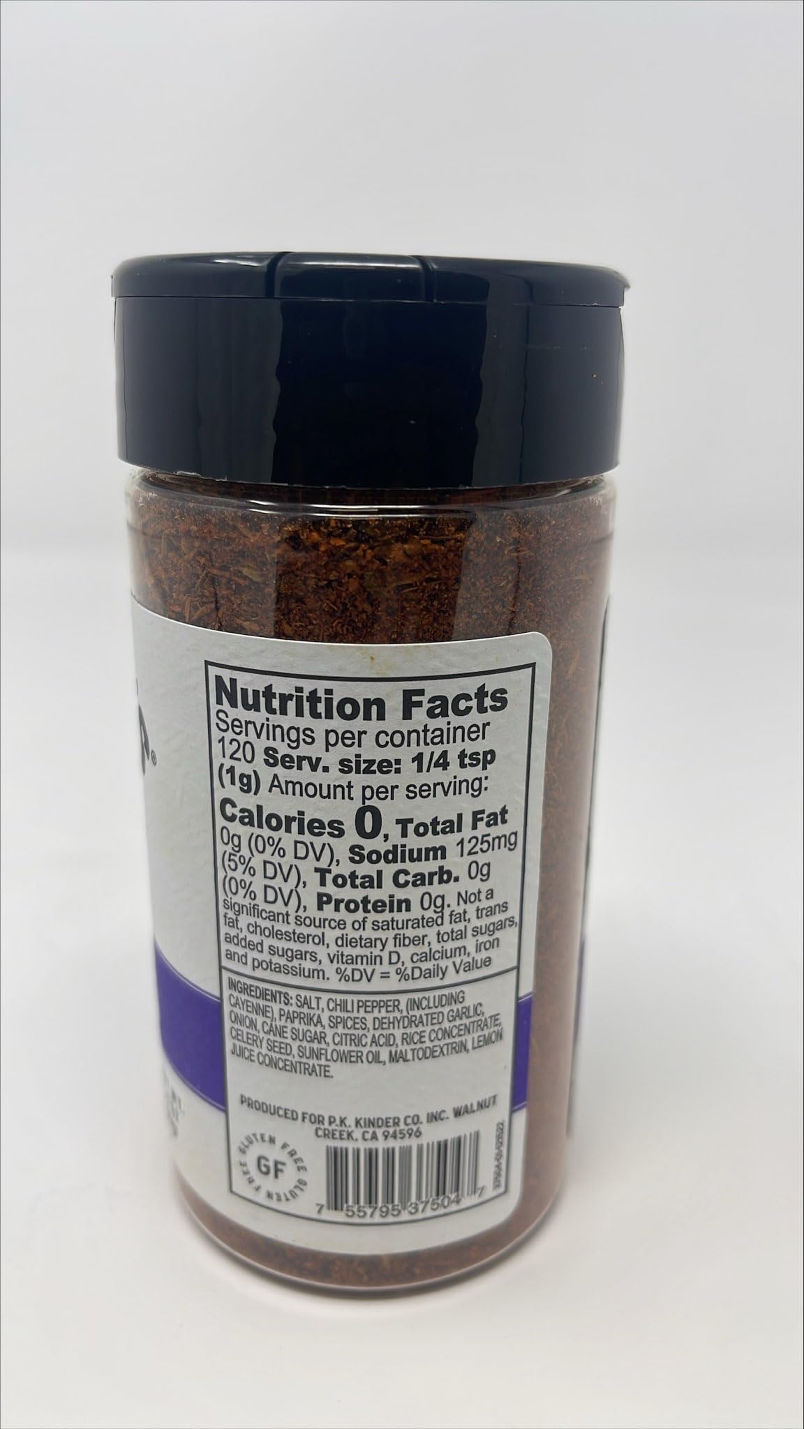Kinders Blackened With Cayenne And Lemon Seasoning, 4.2 Ounce