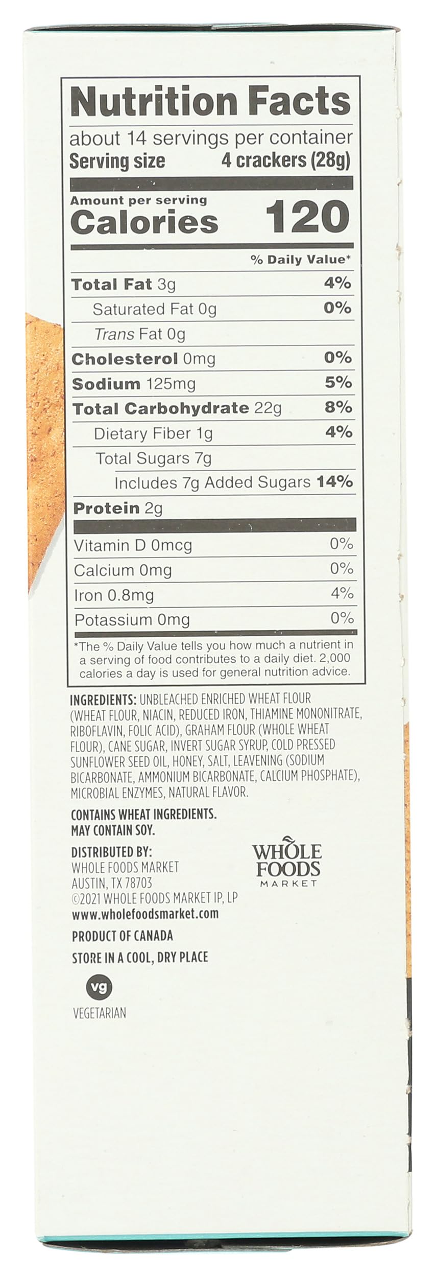 365 by Whole Foods Market Graham Crackers, 14.4 Ounce - Delicious Snack for All Ages, Perfect for S'mores or Straight from the Box