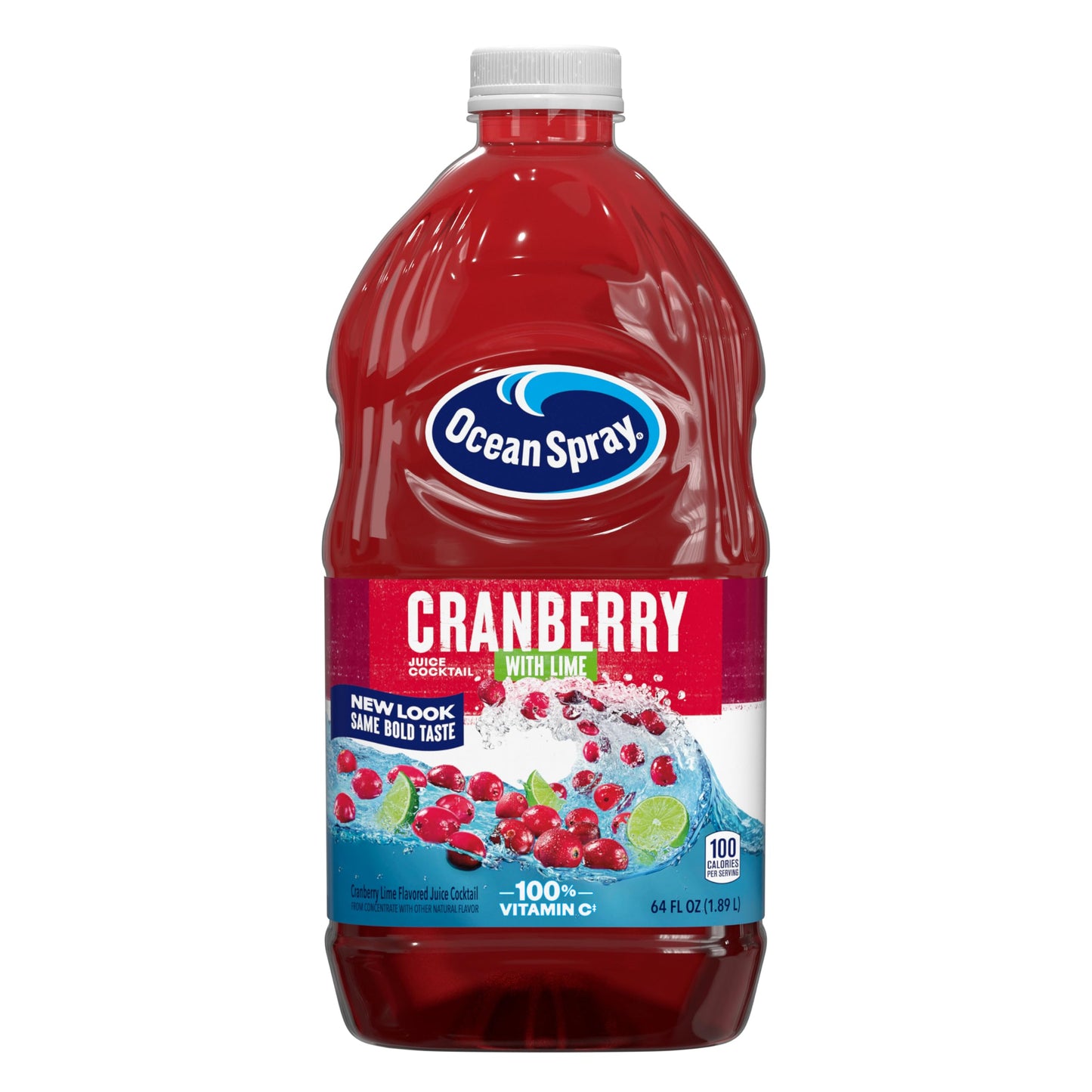 Ocean Spray Cranberry with Lime Juice Drink, 64 Fl Oz Bottle