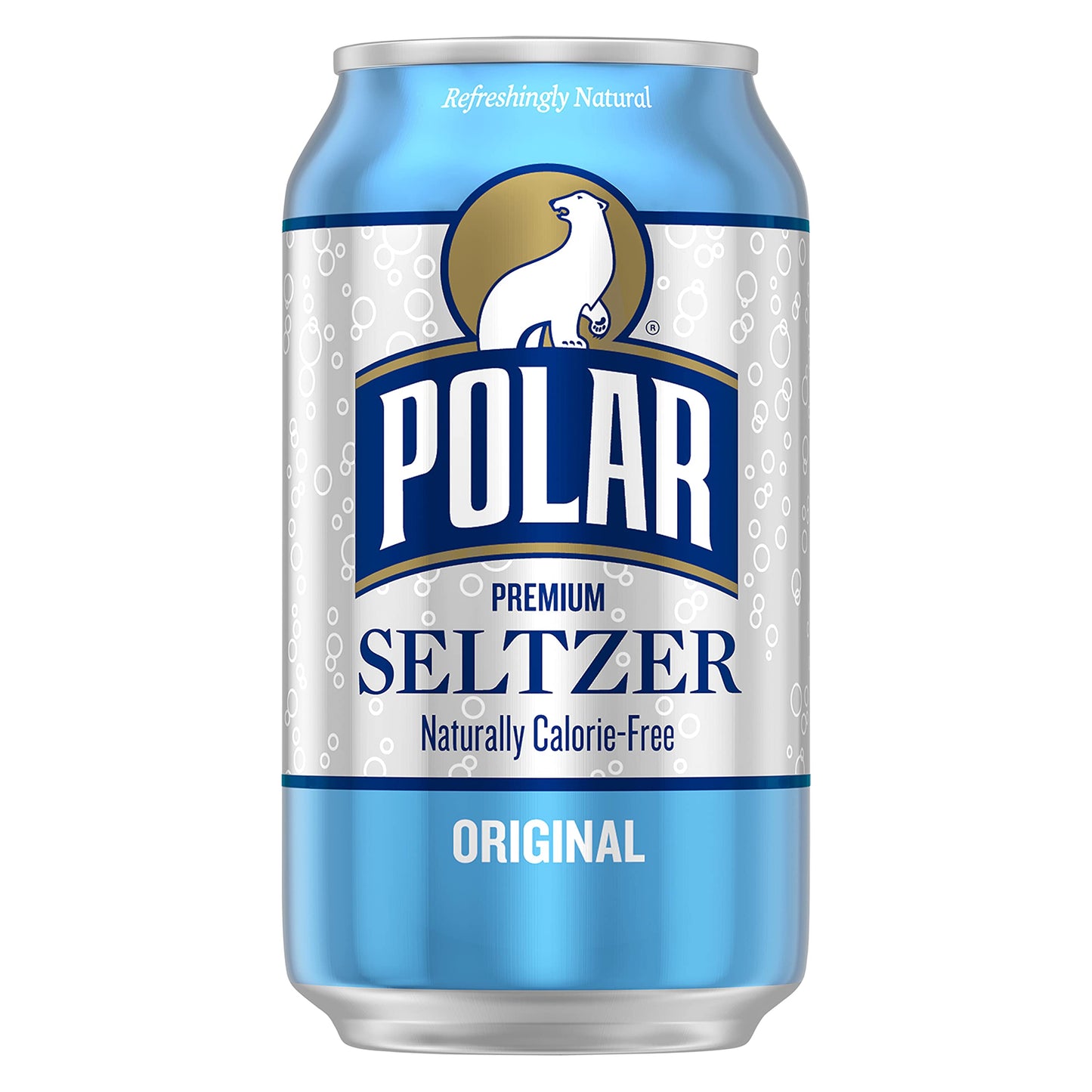 Polar Seltzer Water Original, 12 Fl Oz Cans, 18 Pack