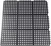 Rubber Floor Mats Anti Fatigue Kitchen Mats 9 Pack 11.8'' X 11.8'' Modular Interlocking Floor Tiles, Drain Pool Balcony Patio Ya