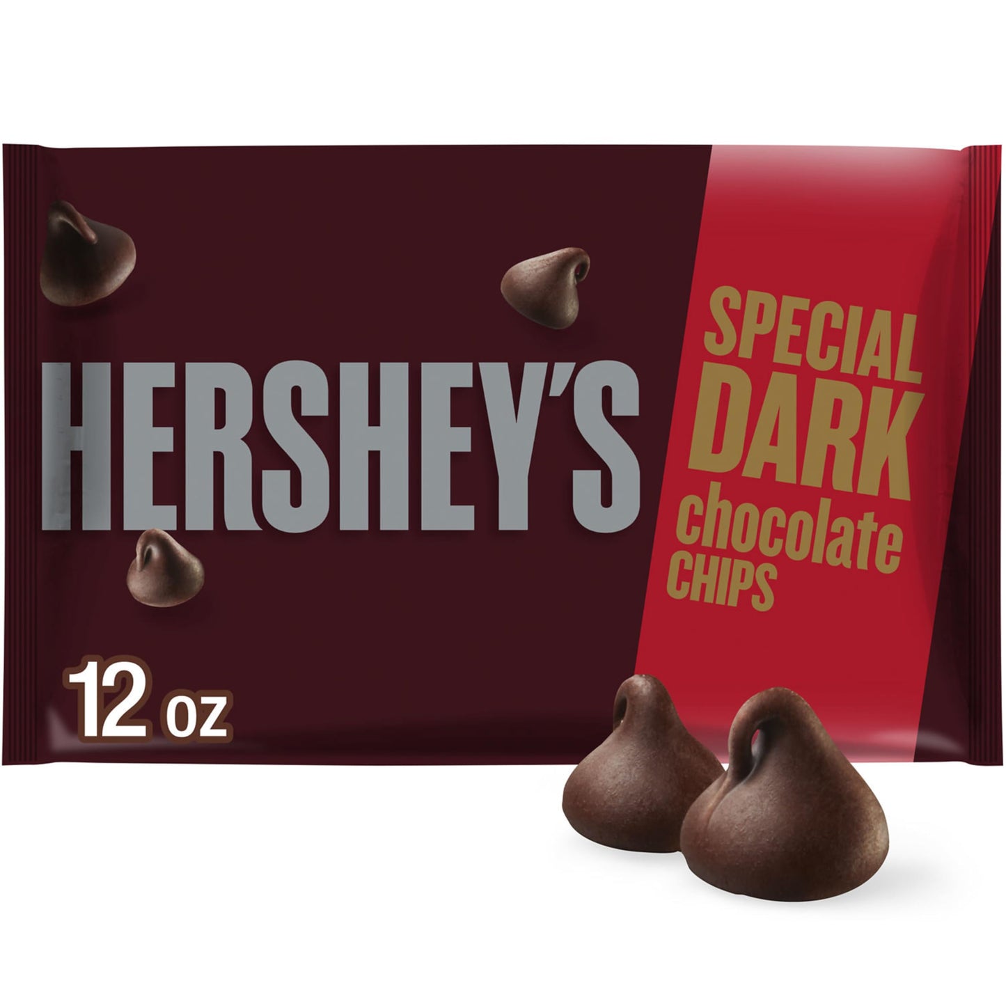 HERSHEYS SPECIAL DARK Mildly Sweet Chocolate Baking Chips Bag, 12 oz