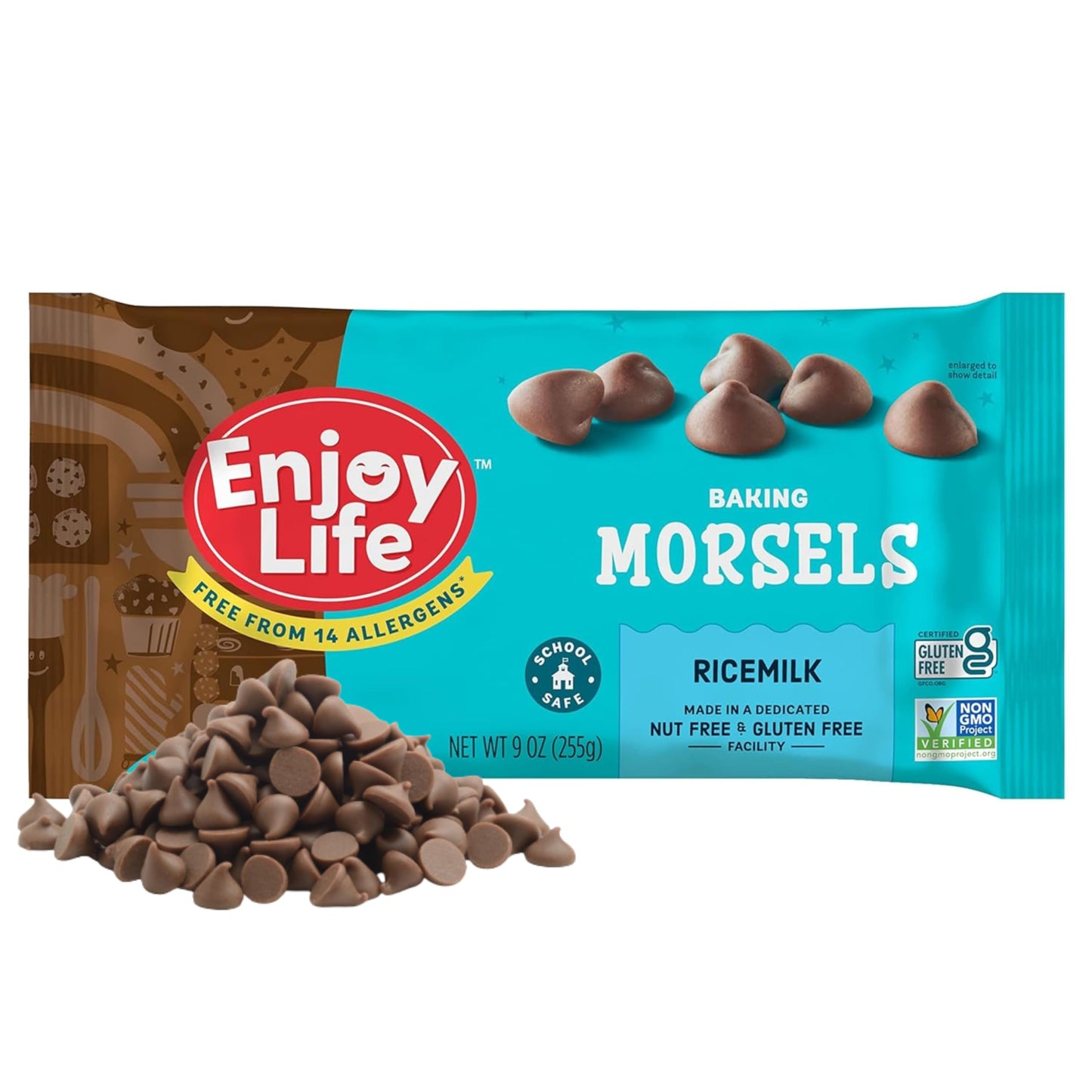 Enjoy Life Ricemilk Baking Morsels 9 Oz Bag