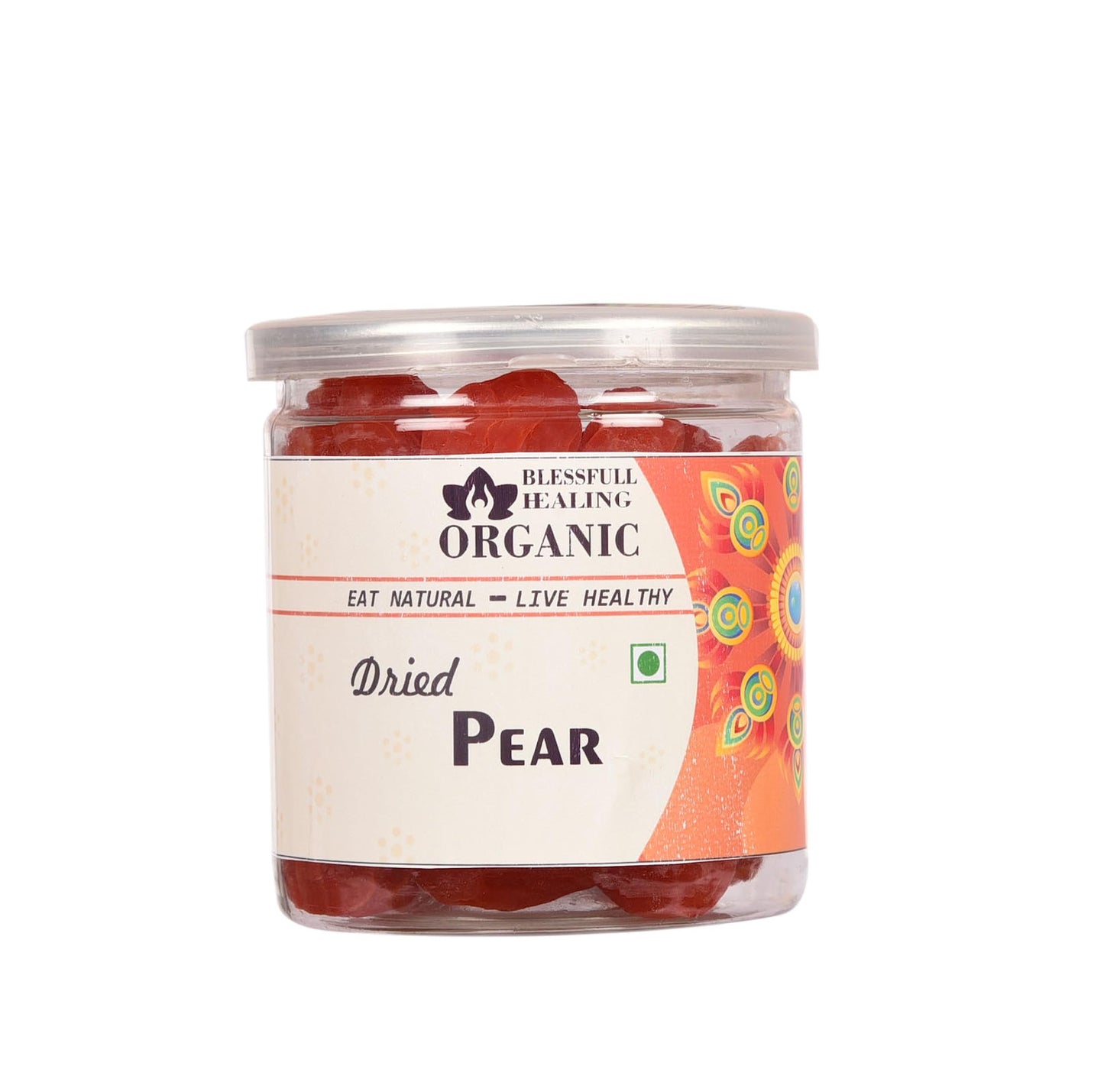 Blessfull Healing Organic Dried Pear 300 Gram Airtight Container