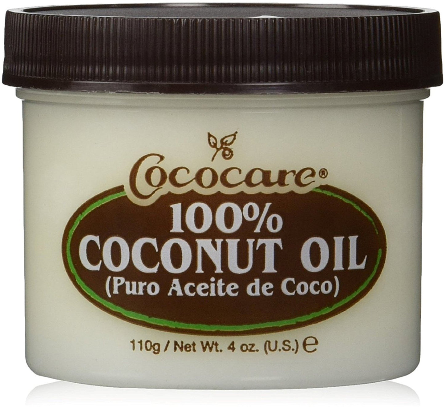 Cococare 100% Coconut Oil 4 Ounce Jar (118ml) (3 Pack)