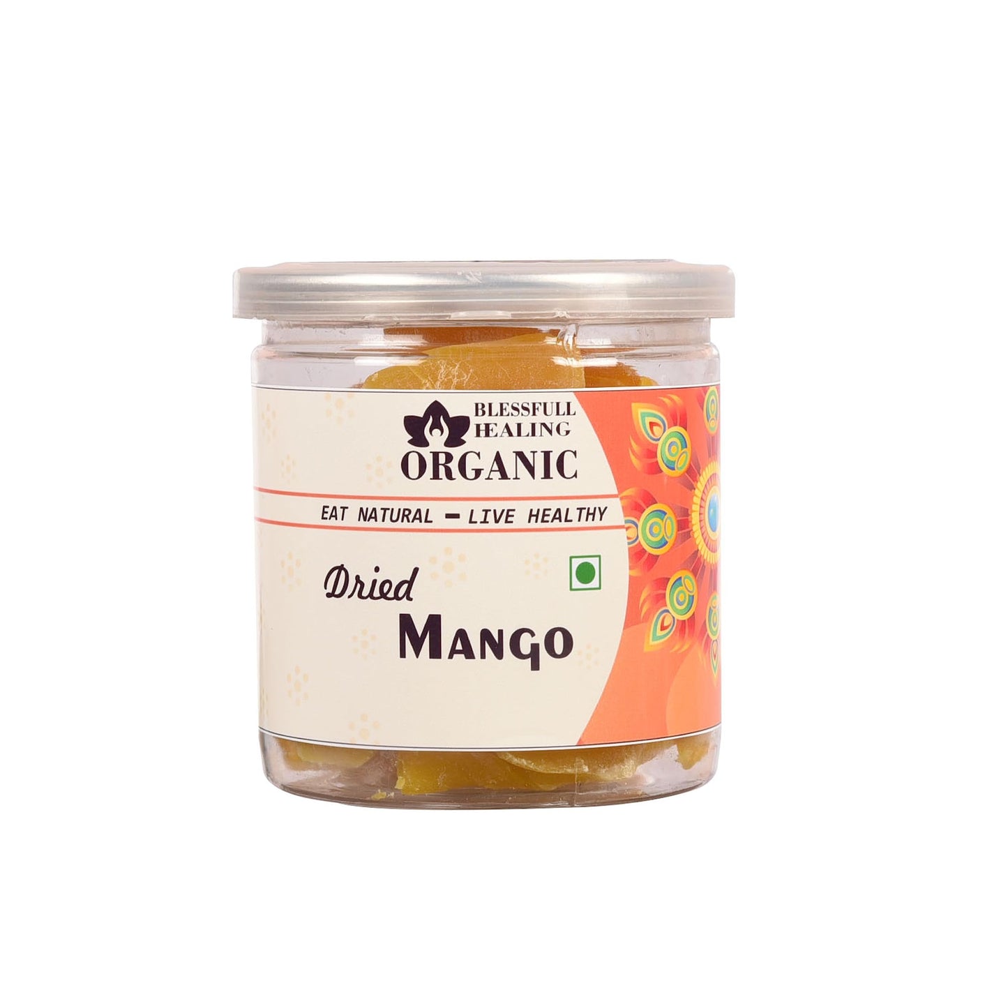 Blessfull Healing Organic Dried Mango 300 Gram Airtight Container