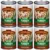 Keystone Meats All Natural Canned Turkey 14.5 Ounce Long Term Shelf Life Emergency Survival Food Canned Meat | Fully Cooked Ready To Eat | All White Meat No Carbs Gluten Free Family Pack Of 6