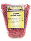 Cherry Baking Chips, Bulk Size, (1 lb. Resealable Zip Lock Stand Up Bag)