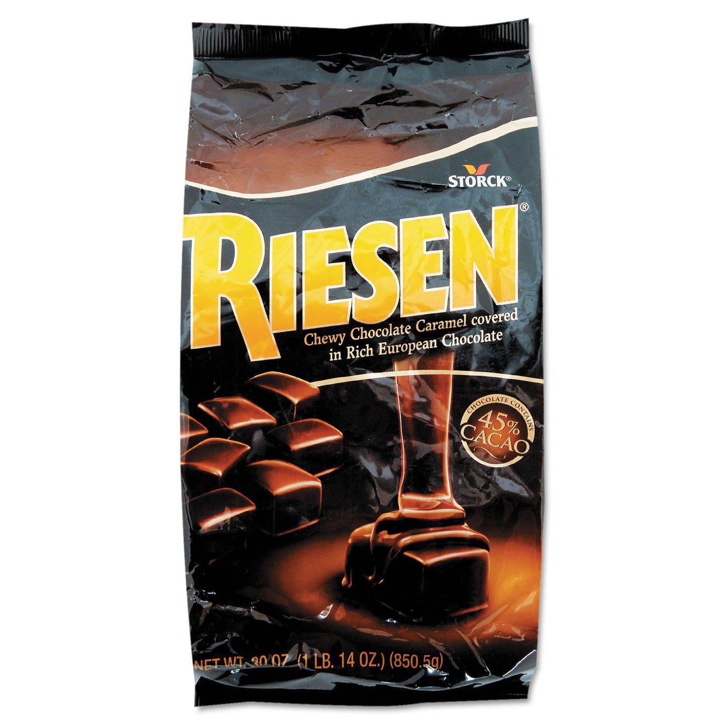 Riesen 398052 Chocolate Caramel Candies 30oz Bag