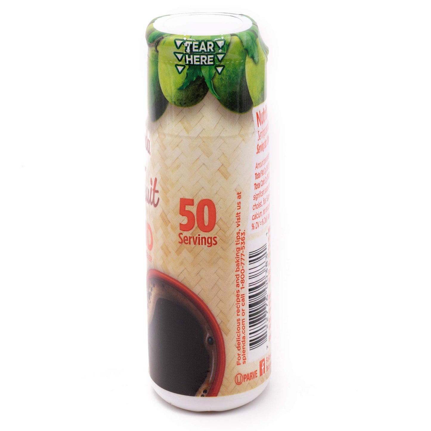 SPLENDA Monk Fruit Liquid Zero Calorie Sweetener Drops, 1.68 Fl Oz