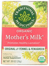 Traditional Medicinals Organic Mothers Milk Herbal Tea, Promotes Healthy Lactation, (Pack Of 12) - 192 Tea Bags Total