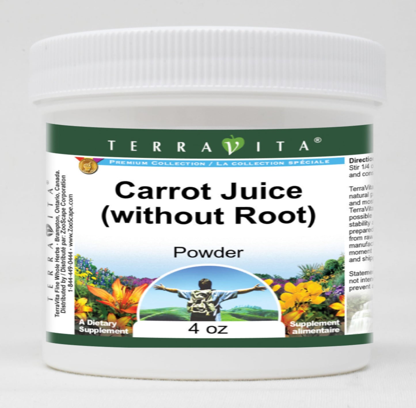 Carrot Juice (Without Root) Powder (4 oz, ZIN: 519648) - 3 Pack