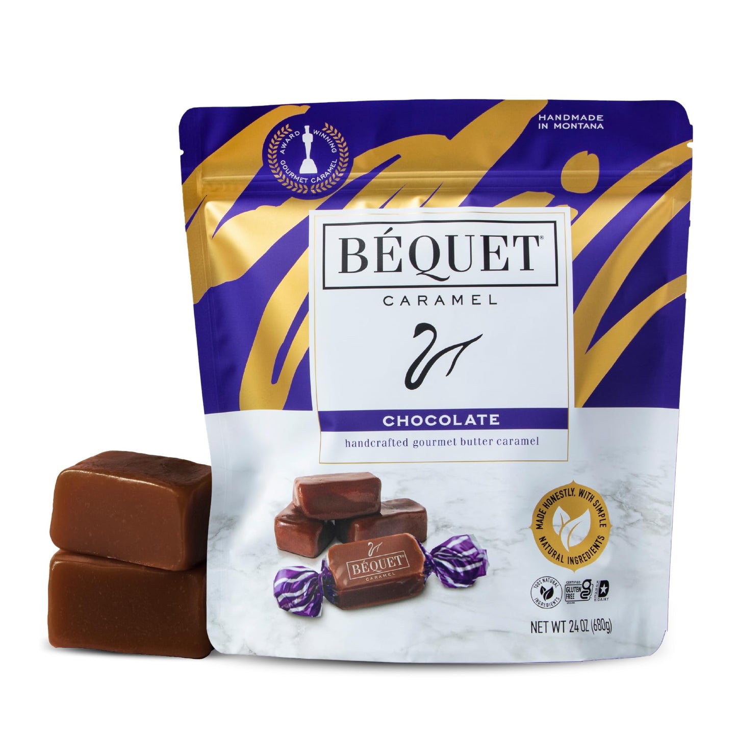 B?Quet Caramel Chocolate - 24Oz Resealable Pouch