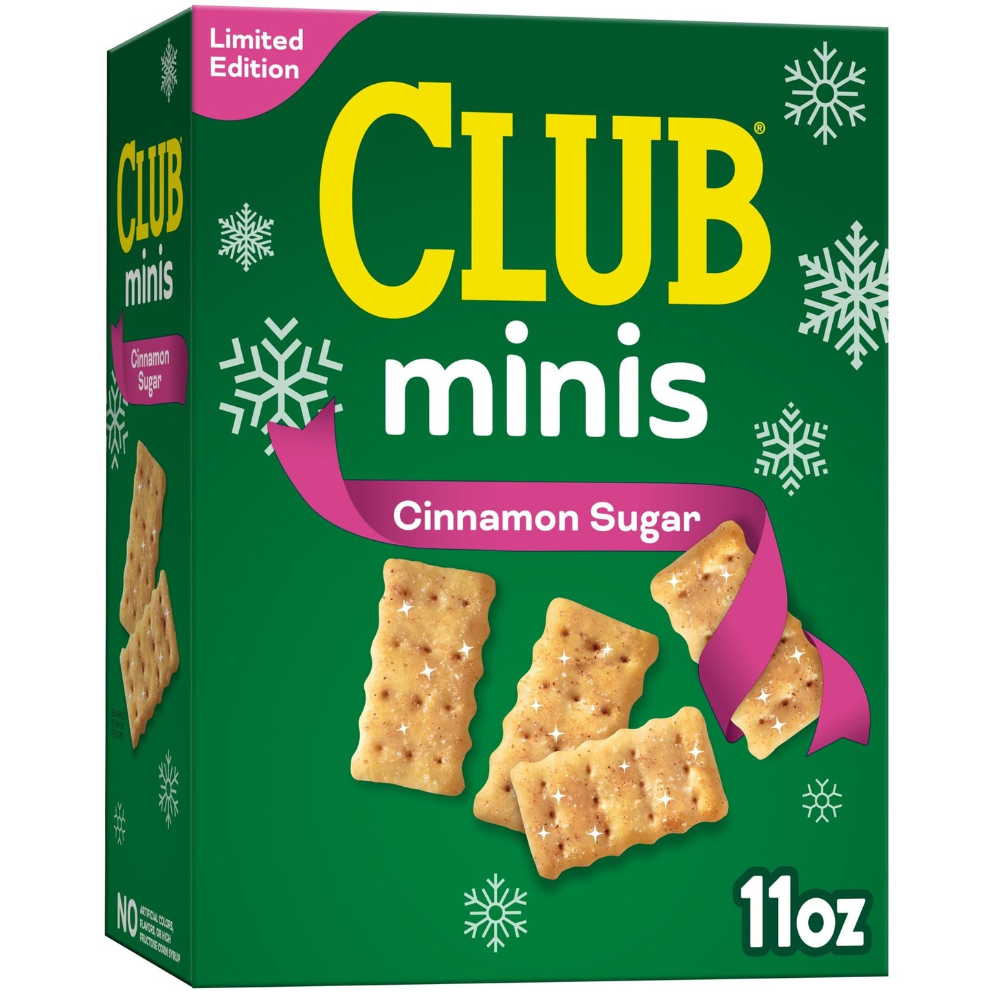Club Minis Breakers Spring Snacks Snack Breakers Special Release Cinnamon Sugar 11Oz Box (1 Box)