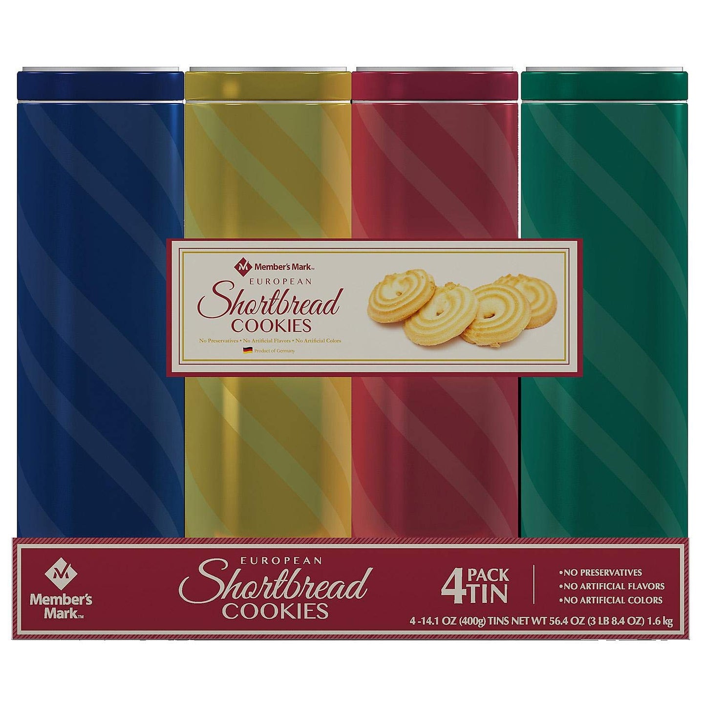 Borggreve European Shortbread Cookies, 56.4 Oz - Deliciously Crunchy Treats, Perfect for Snacking and Sharing