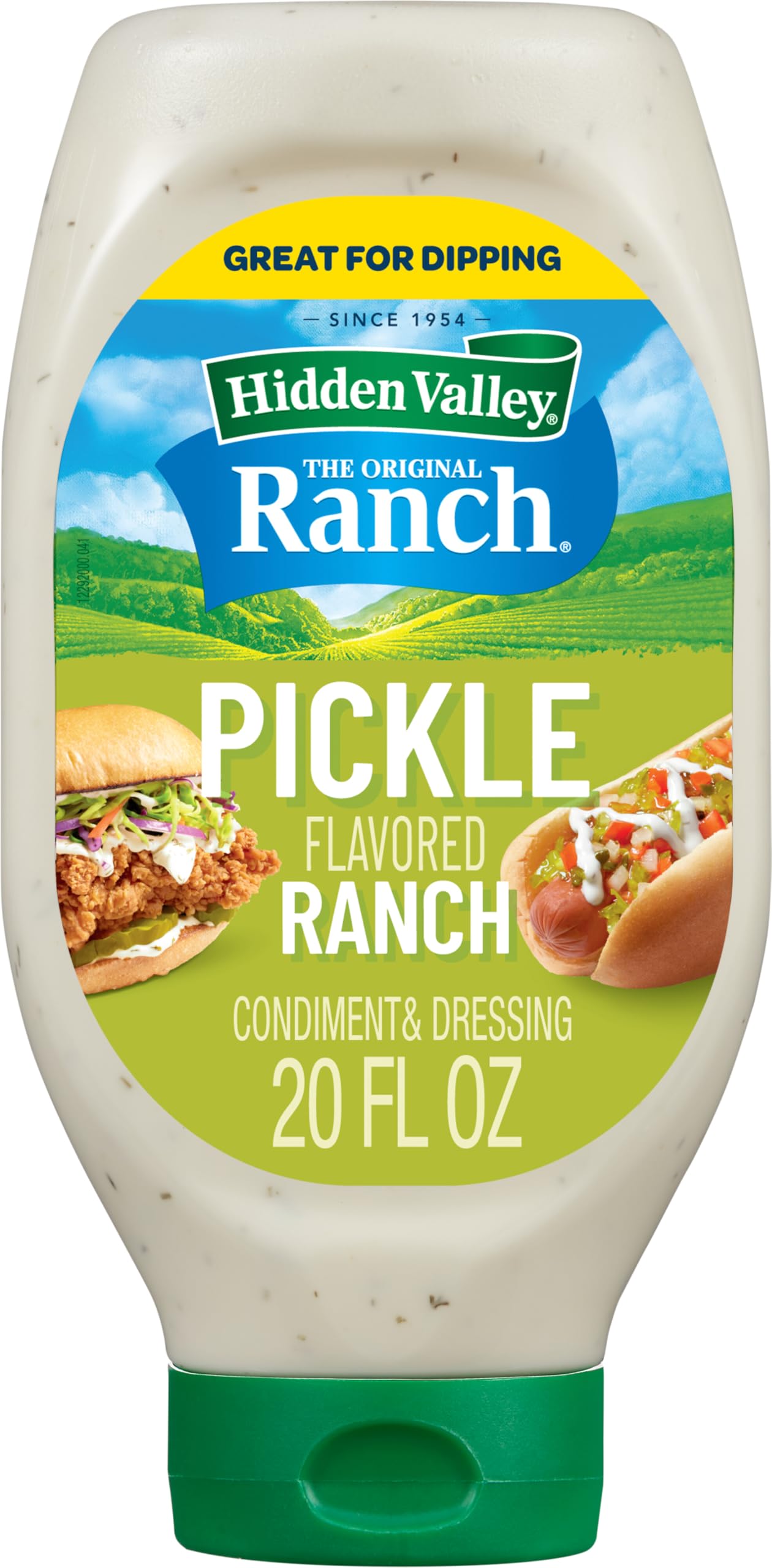 HIDDEN VALLEY Hidden Valley Easy Squeeze Pickle Flavored Ranch Topping and, 20 FZ