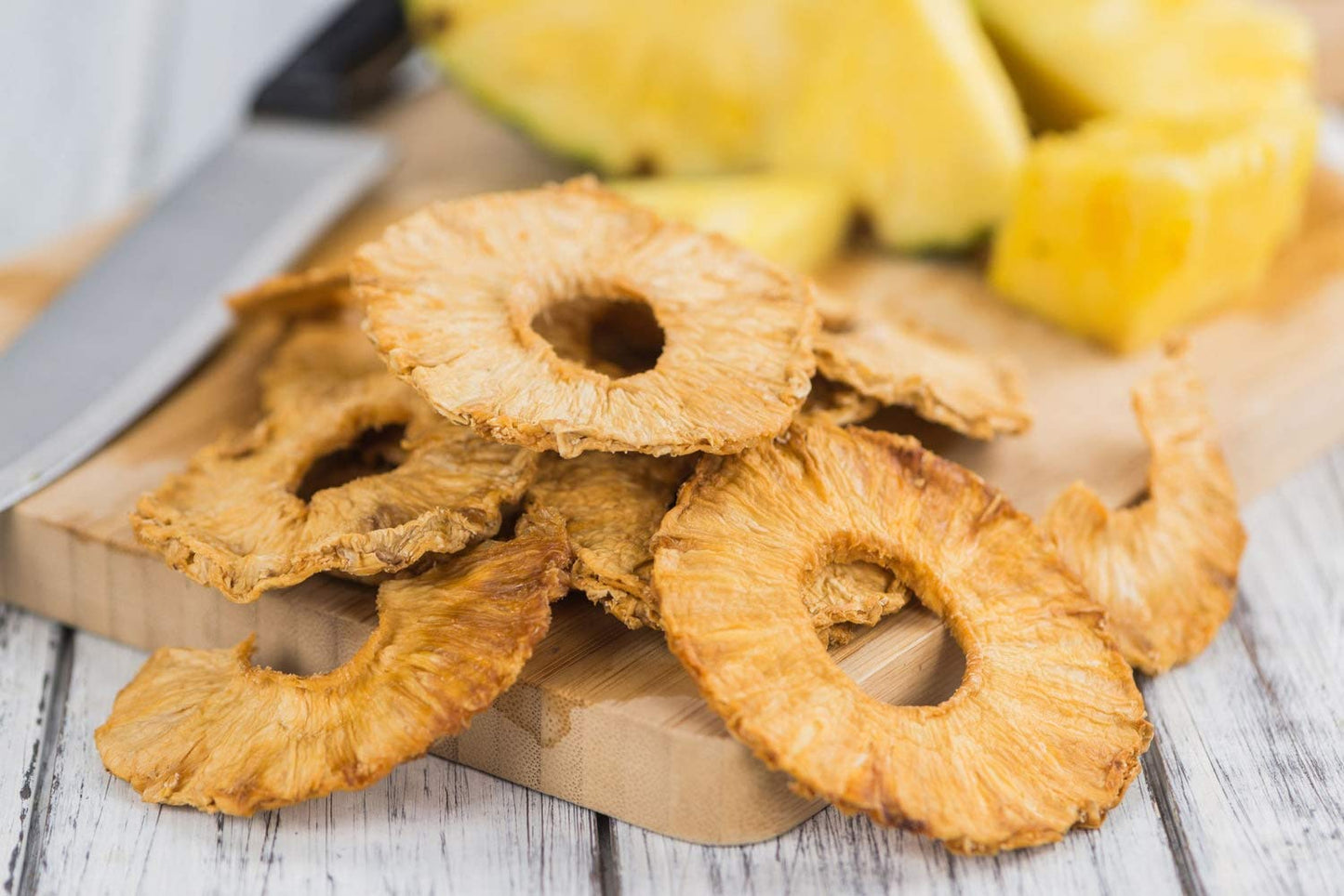 Food To Live Organic Dried Pineapple Rings, 2 Pounds Non-Gmo, Flavorful Chewy Fruit Snack, Vegan, Unsulfured, No Sugar Added, Bu