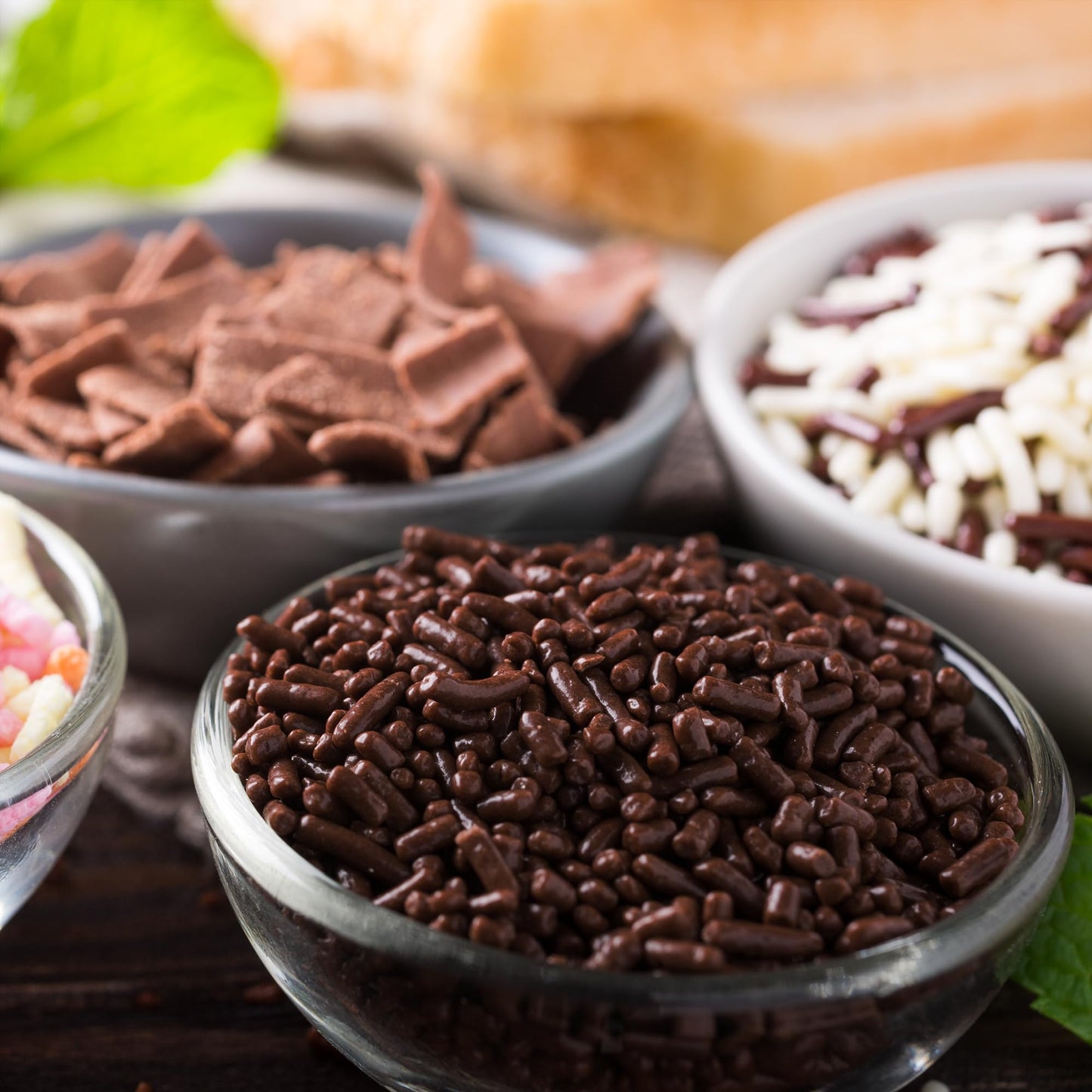 Birch & Meadow Brown Sprinkles, 12.8 oz, Decorative & Fun Topping