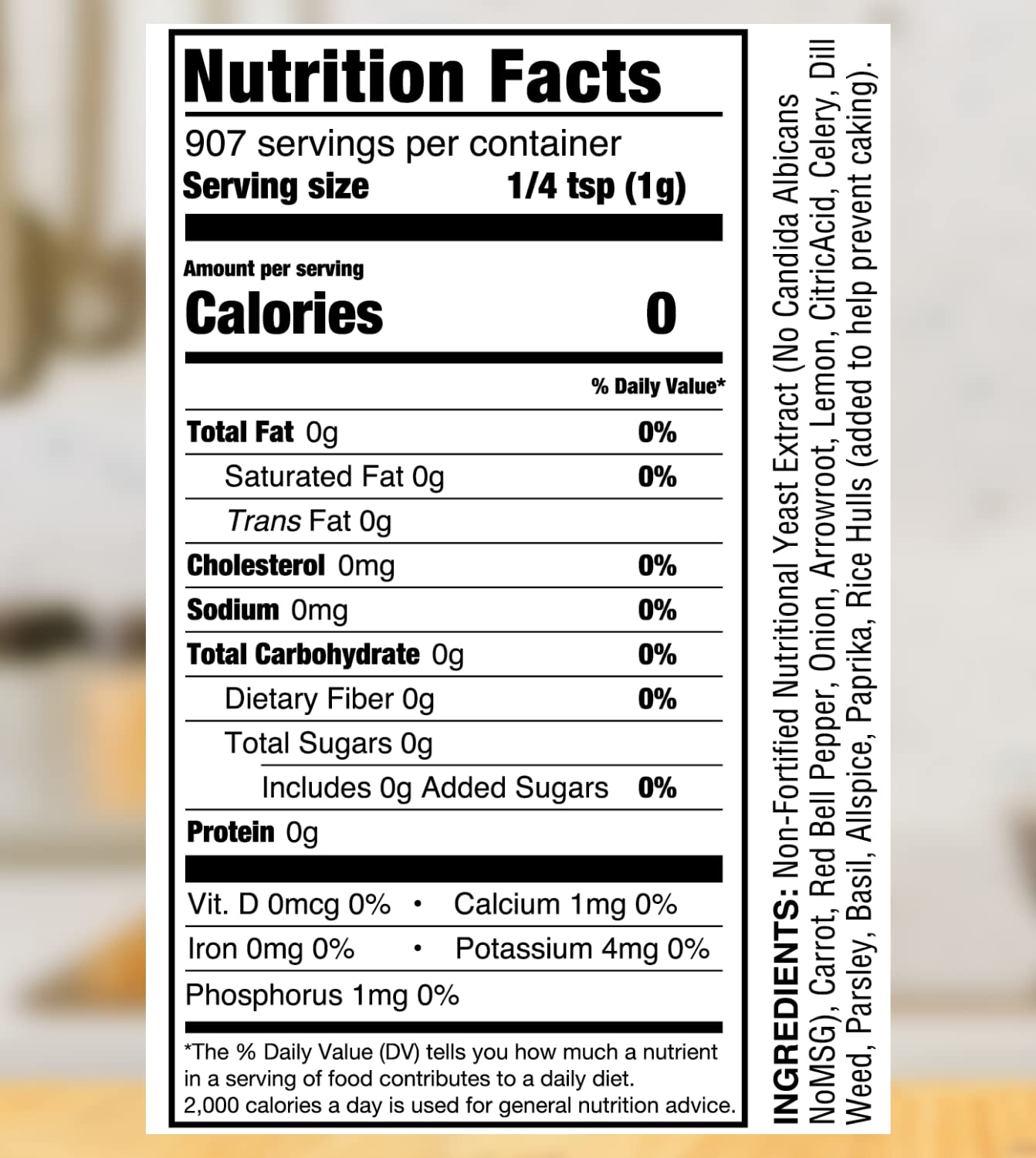 Bensons Gourmet Seasonings Table Tasty Salt Substitute, Salt-Free Popcorn Seasoning, 32 Ounce Bag, Gluten Free, No MSG