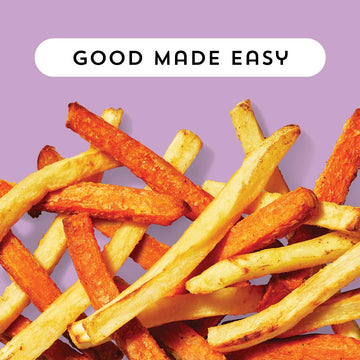 Strong Roots Mixed Vegetable Fries, 15 oz, Vegan & Gluten Free, No Artificial Additives, Low in Sugar & Salt, No Trans Fat