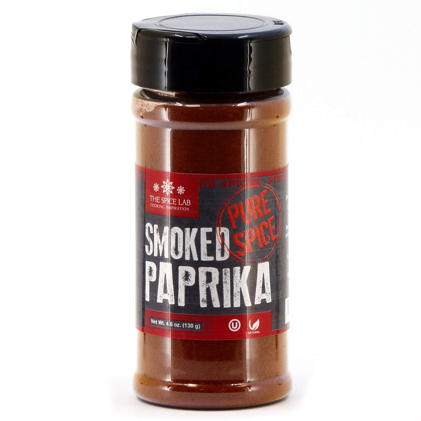 The Spice Lab Rich Flavor Paprika Powder - High Color Asta 120+ - 4.6 Oz Shaker Jar - Top-Grade Gourmet Spanish Paprika Powder - Vegan All Natural Kosher Non Gmo Gluten Free Spice - Rich In Antioxidants