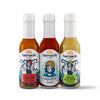 Barnacle Bull Kelp Hot Sauce Variety Pack - Bullwhip Kelp, Serrano & Habanero - 5.5 Ounce (Pack of 3) - Made in Alaska