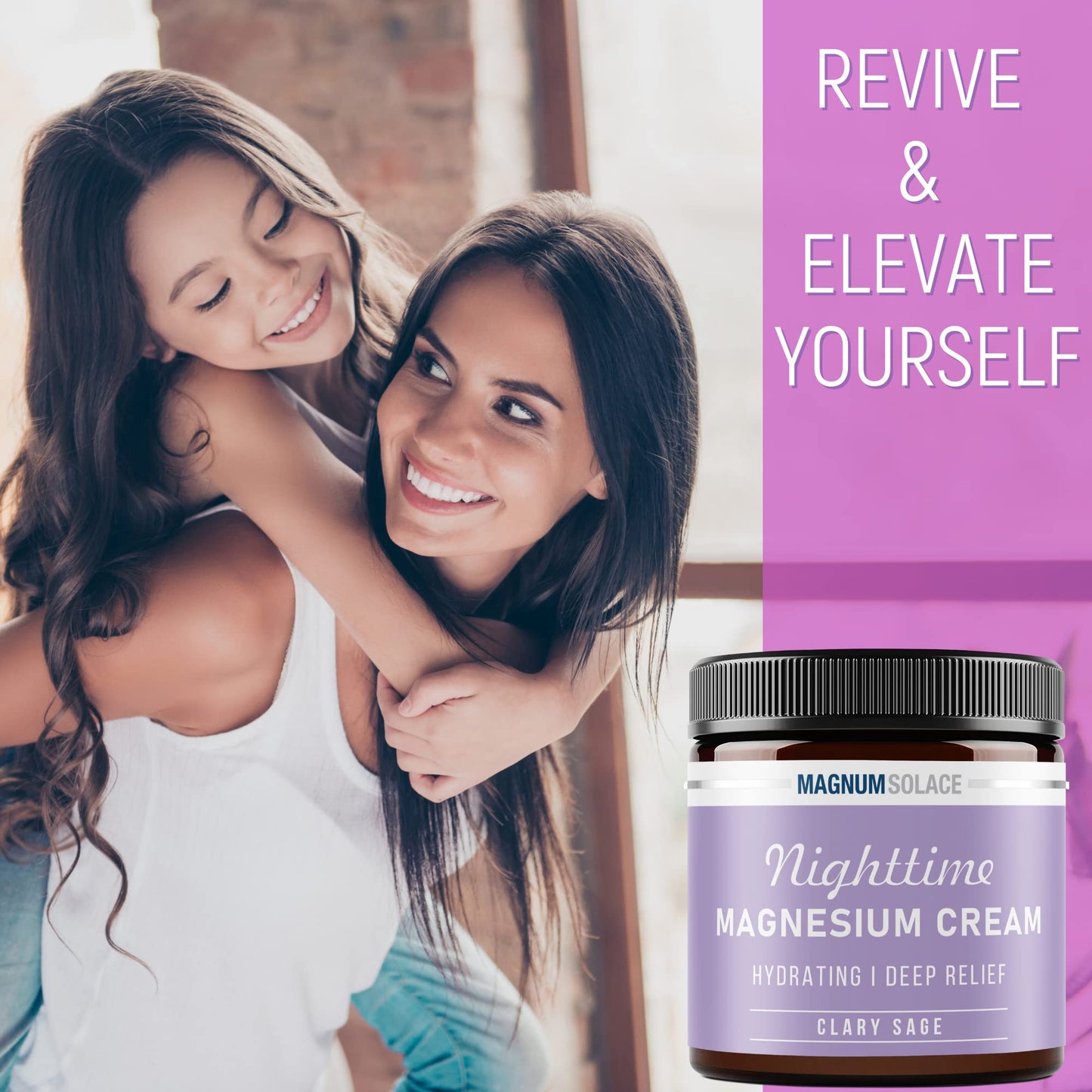 Magnesium Lotion - Nighttime Magnesium Cream - Apply To Legs, Arms Or Chest - Topical Magnesium Chloride - Usa Made And Safe For
