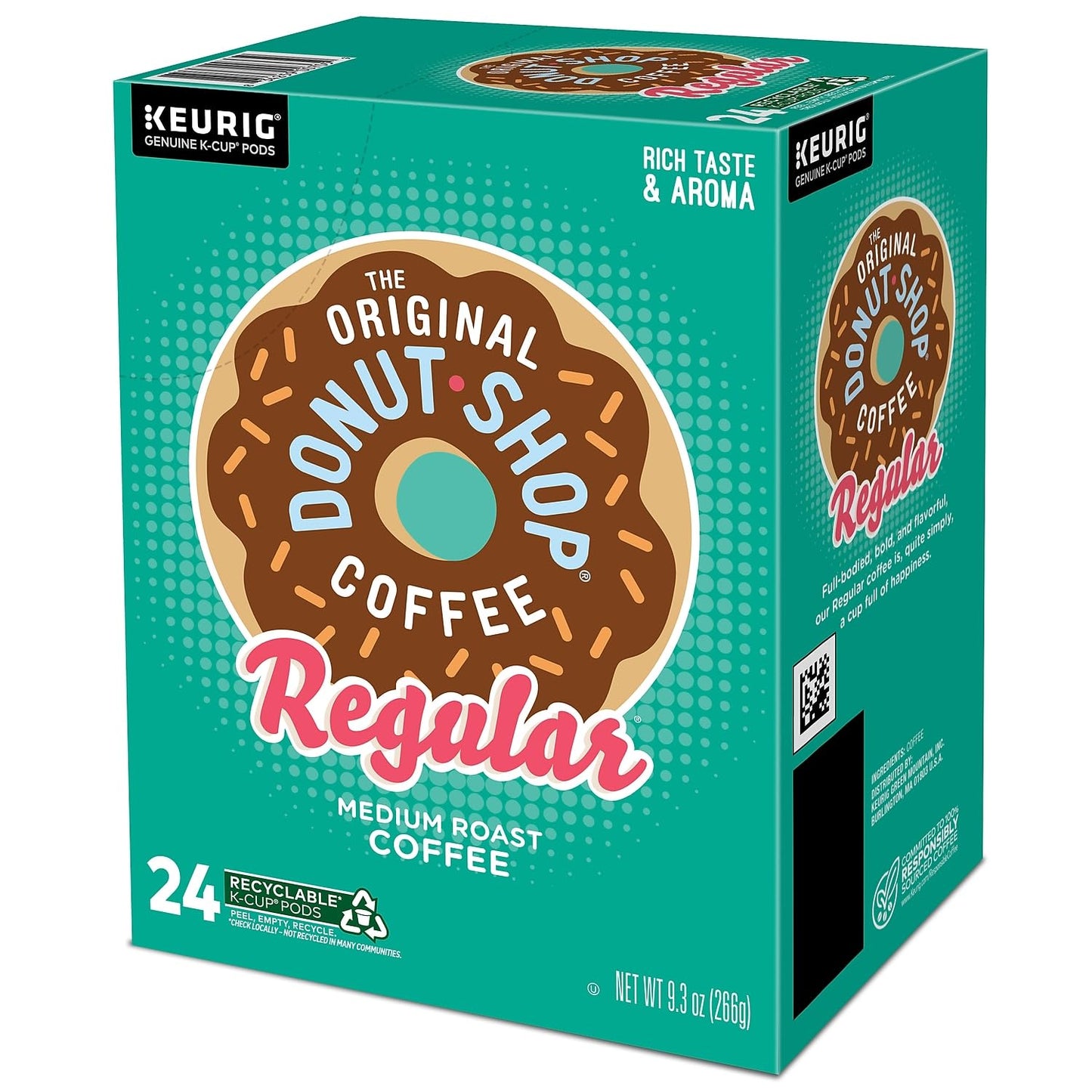 The Original Donut Shop K-Cup Pods, Medium Roast Coffee, 24 Count, Regular