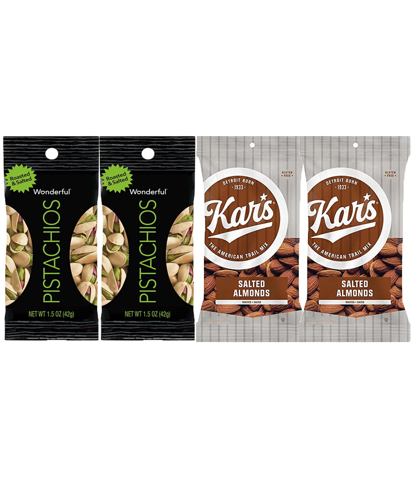 Nuts Snack Packs - Mixed Nuts And Trail Mix Individual Packs - Healthy Snacks Care Package Gift (28 Count)