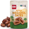 Natural Delights Medjool Dates - Large & Plump Pitted Dates Medjool Non-Gmo Verified Naturally Sweet Fruit Snack Perfect For On-The-Go - Pitted 8 Oz Bag
