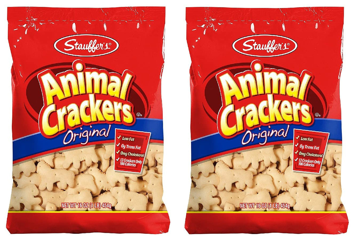 Stauffers Original Animal Crackers 16 Oz. Bag (2 Bags)