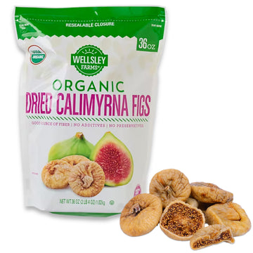 Wellsley Farms Organic Dried Calimyrna Figs, 36 Oz