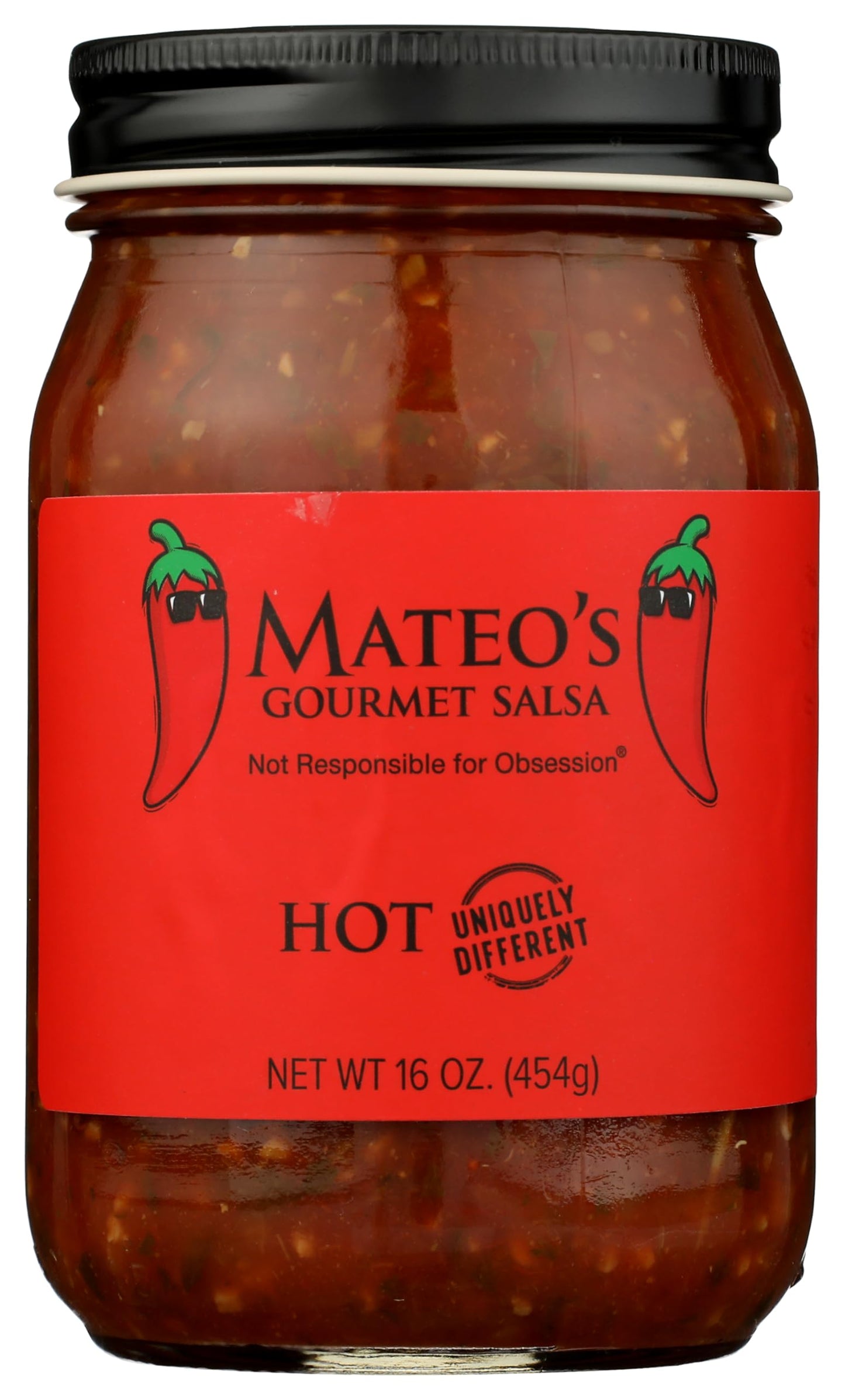 Mateos Gourmet Salsa Hot - 16 oz