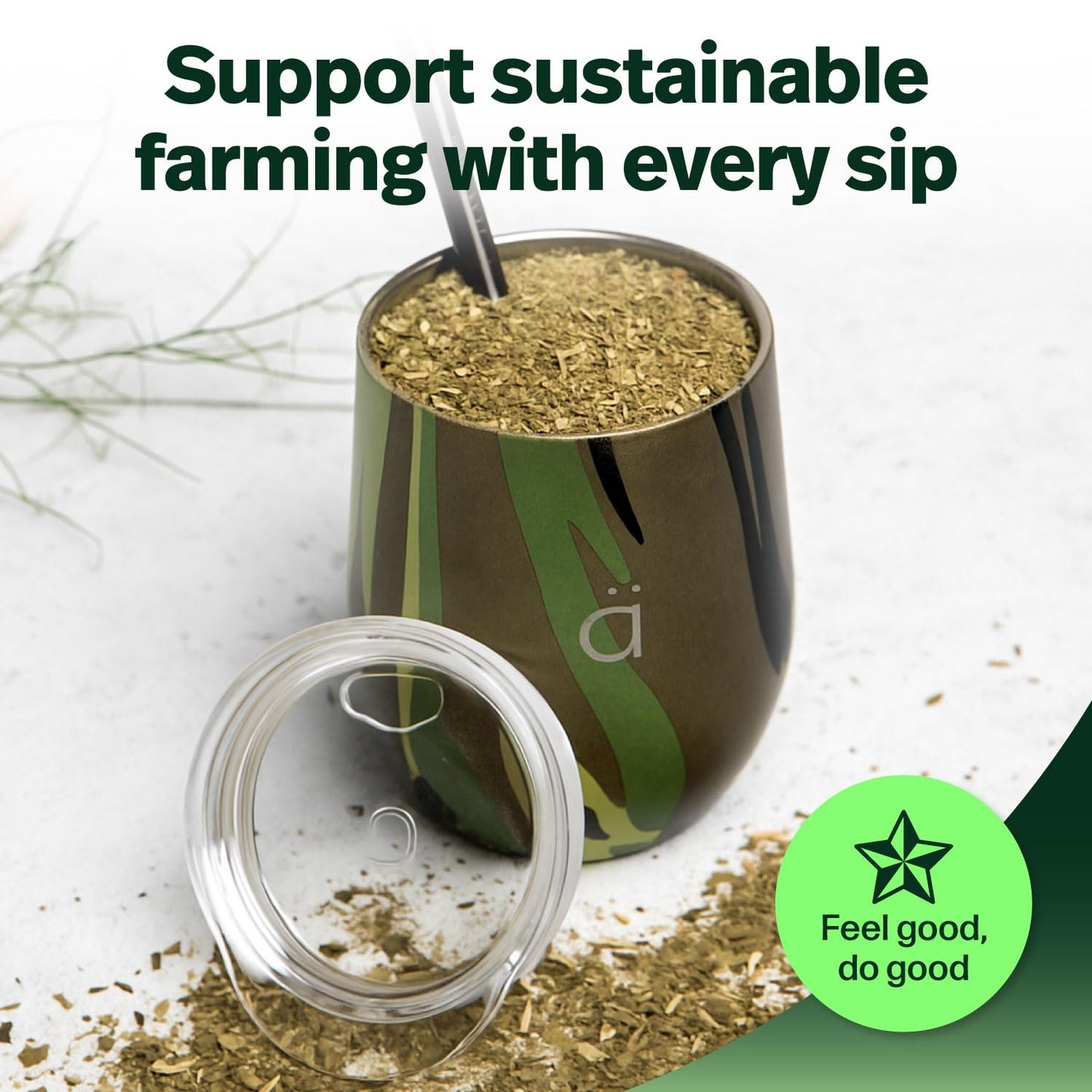 Kalmateh Organic Yerba Mate Tea Loose Leaf & Stem, 1lb