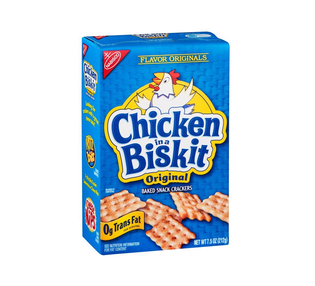 Chicken In A Biskit Original Crackers, 8-Ounce Units (Pack of 6)