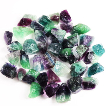 Nvzi Rainbow Flourite Crystals, Crystals And Healing Stones, Rocks For Tumbling, Raw Crystals Bulk, Amathesis Crystal, Calcite C