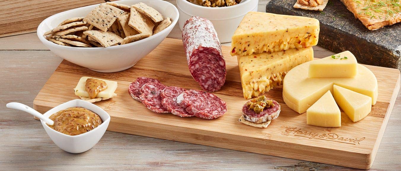 Harry & David Ultimate Meat and Cheese Gift Box - 12 Piece Charcuterie Set, Perfect Gourmet Snacks for Men
