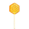 Sparko Sweets Sea Salt Honeycomb Lollipops, Made In Usa, No Artificial Ingredients, No Corn Syrup, 16 Pieces, 1.3-Inch Diameter, 1.5 Lbs, Gold – Ideal For Tea Stirrers, Sore Throat Remedy, And Gifts