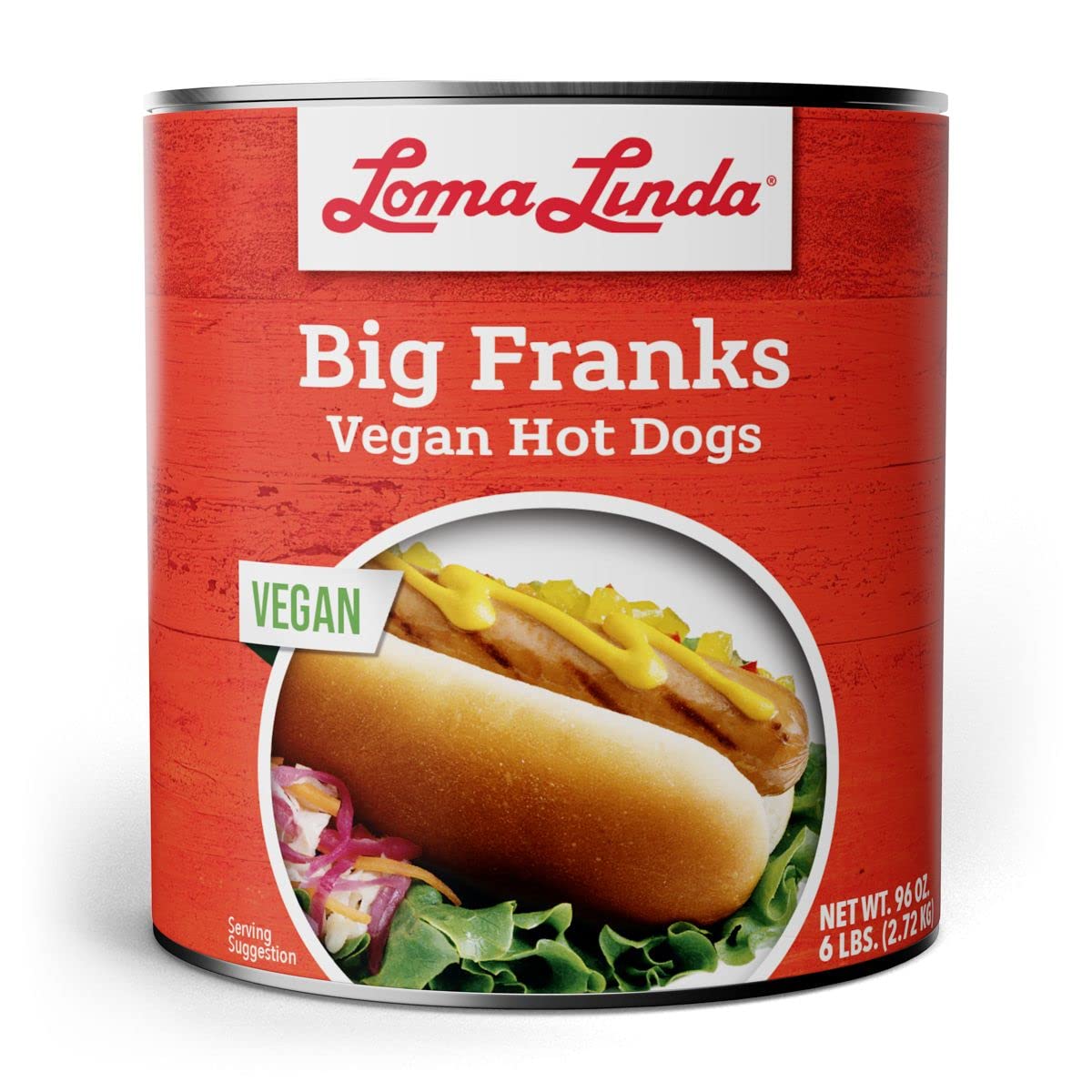 Loma Linda - Plant-Based - Big Franks (96 Oz.) (Pack Of 3)