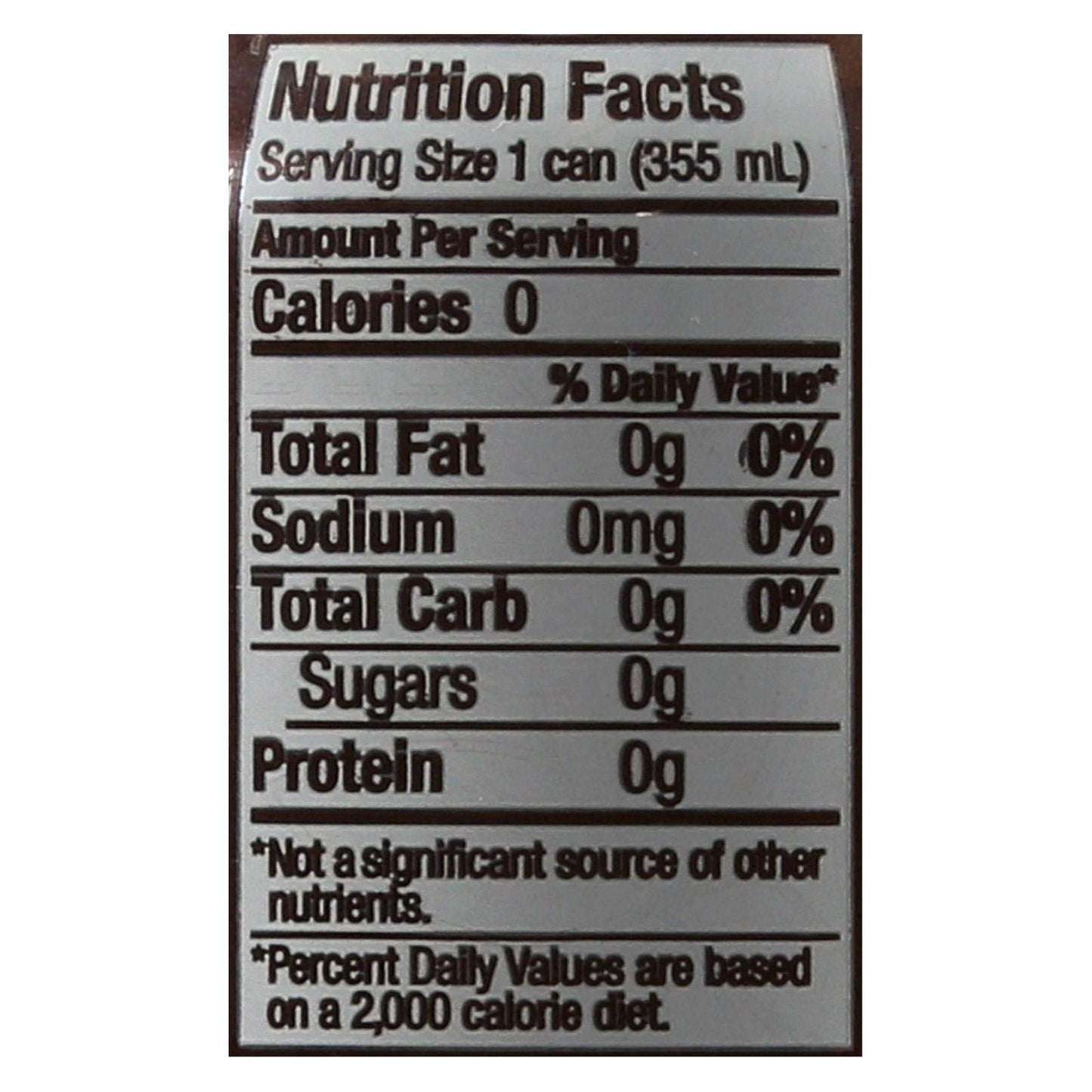 Zevia Natural Ginger Root malt-inspired Zero Calorie Soda (4x6/12 OZ)