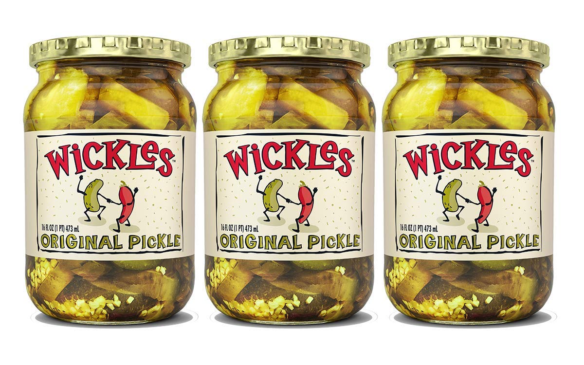 Wickles Original Slices 16 oz (Pack of 3)