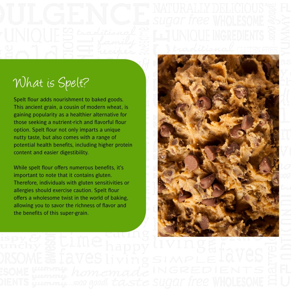 Aunt Gussie'S - Spelt Sugar Free Chocolate Chip Cookies With Almonds - 4 Pack