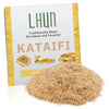 Lhun Roasted Kataifi | Roasted And Shredded Fillo Dough | Authentic Turkish Pastry For Knafeh Kanafeh And Kunafa | Top-Grade Kadayif For Desserts Gourmet Dishes And Viral Dubai Chocolate Bar (8.82 Ounce)