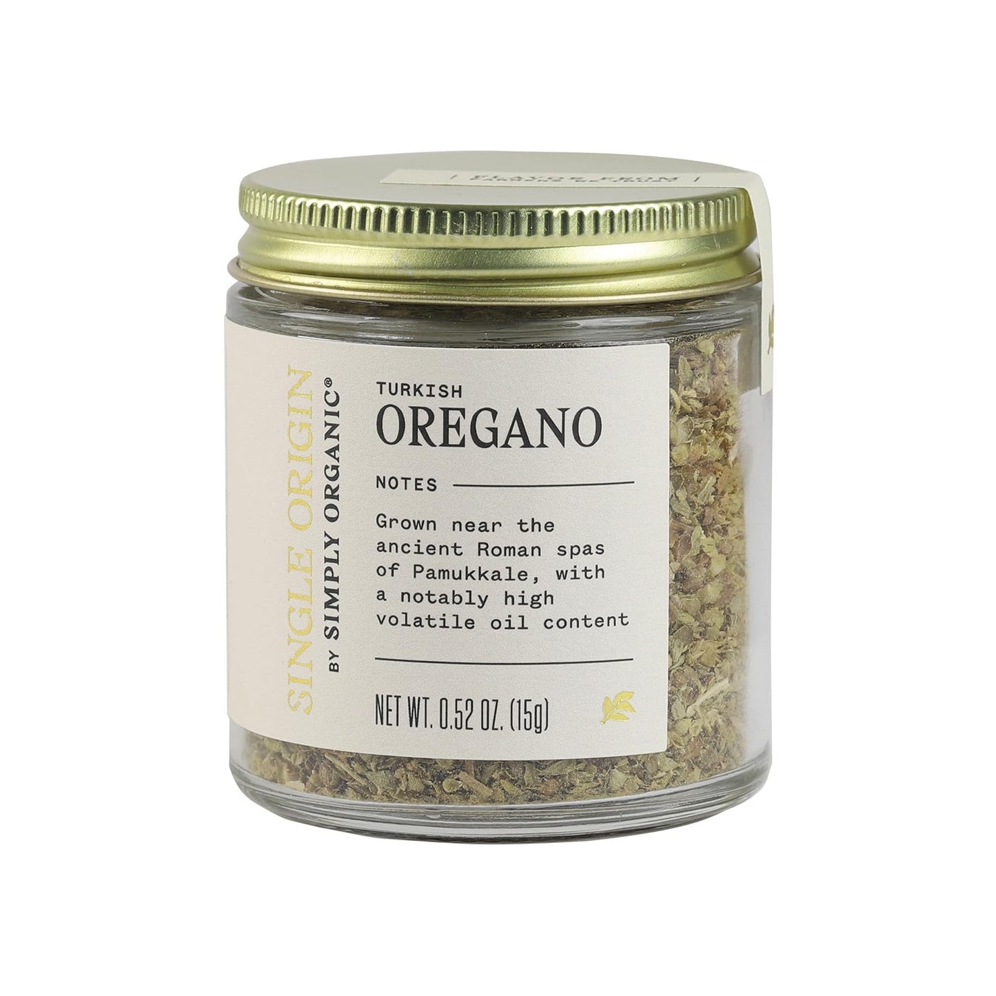 Simply Organic Single Origin Turkish Oregano, Organic, 0.52 Ounce