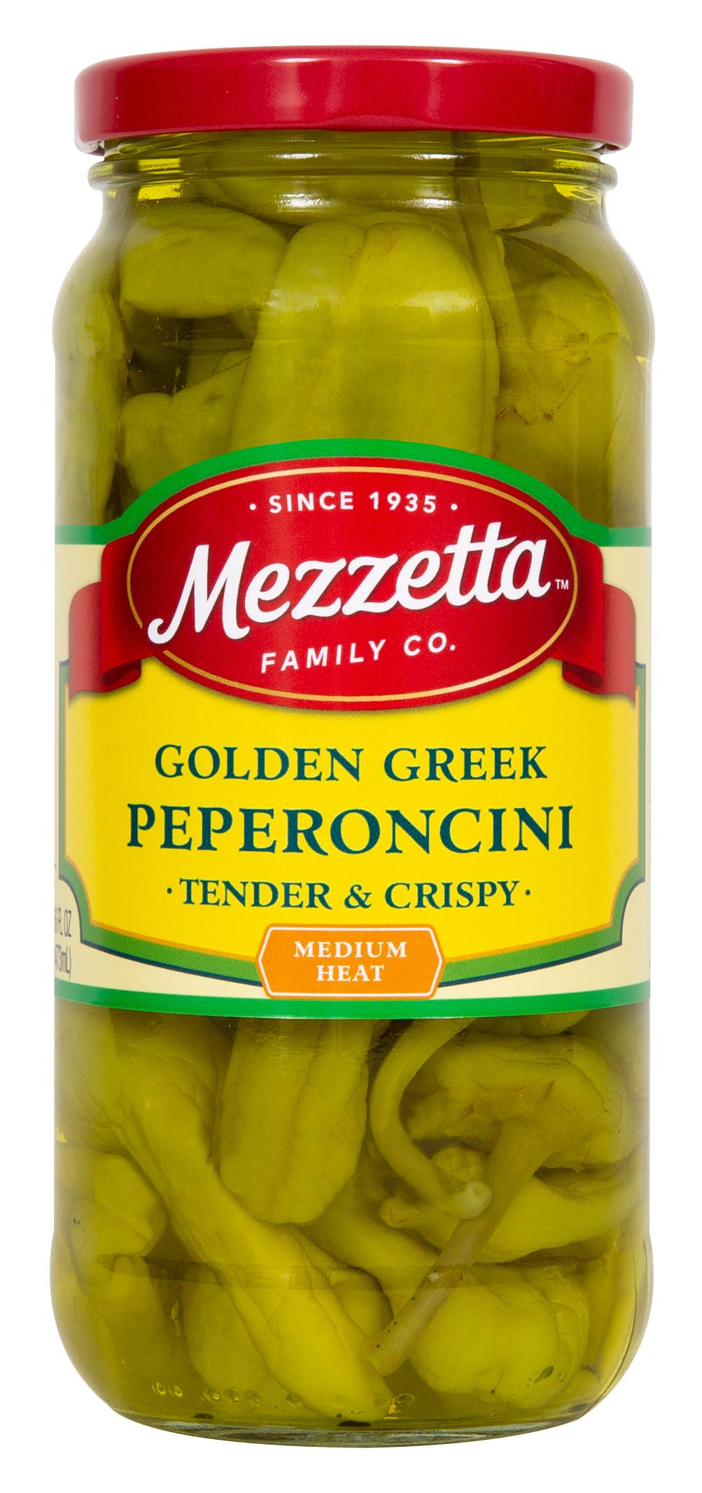 Mezzetta Golden Greek Peperoncini Whole 16 Ounce