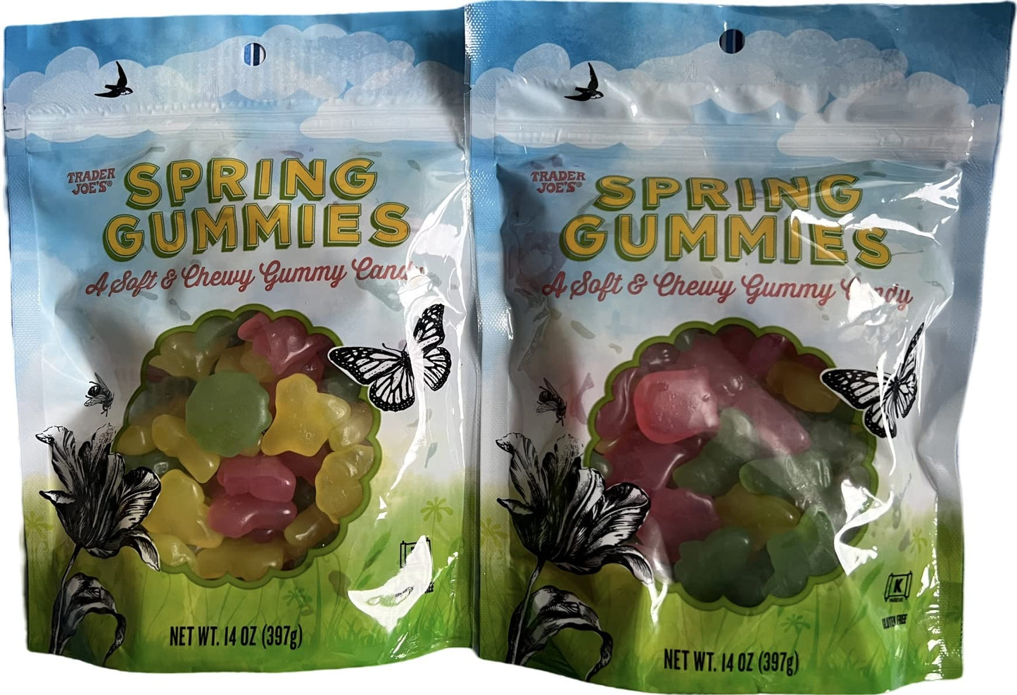 Joes Spring Gummies Soft Chewy Candy (Pack of 2)